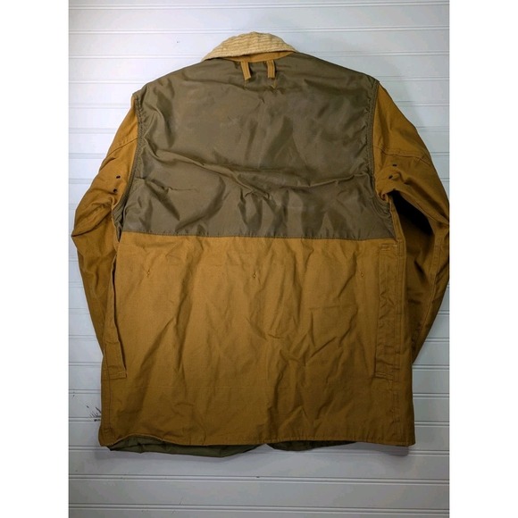 Vintage 70s SafTBak Hunting Shooting Jacket Medium Brown Canvas Field Outdoors - Picture 6 of 16